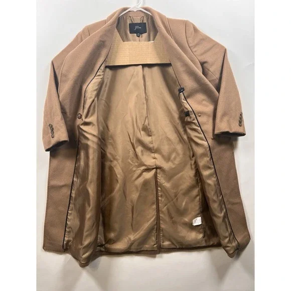 J Crew Coat Womens 8P Petite Italian Wool Cashmere - Picture 6 of 13